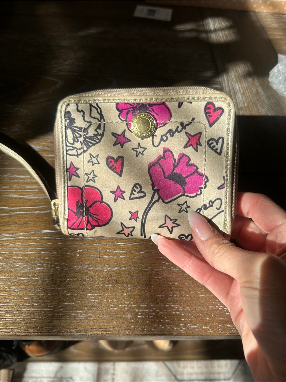 Vintage Poppy coach wallet